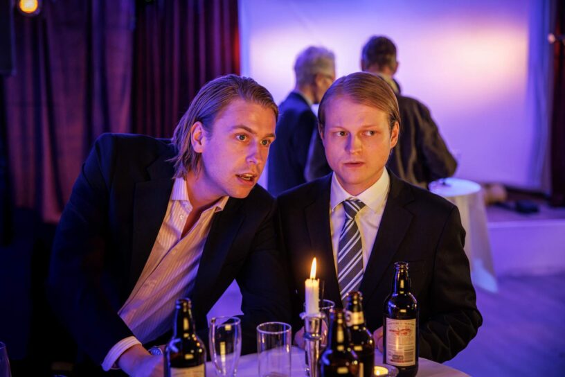 FLX/Johan Paulin Noel Flike och Arvid Swedrup i Flaggan